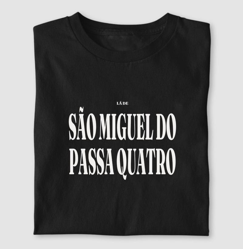 Camiseta Tipografia de São Miguel do Passa Quatro