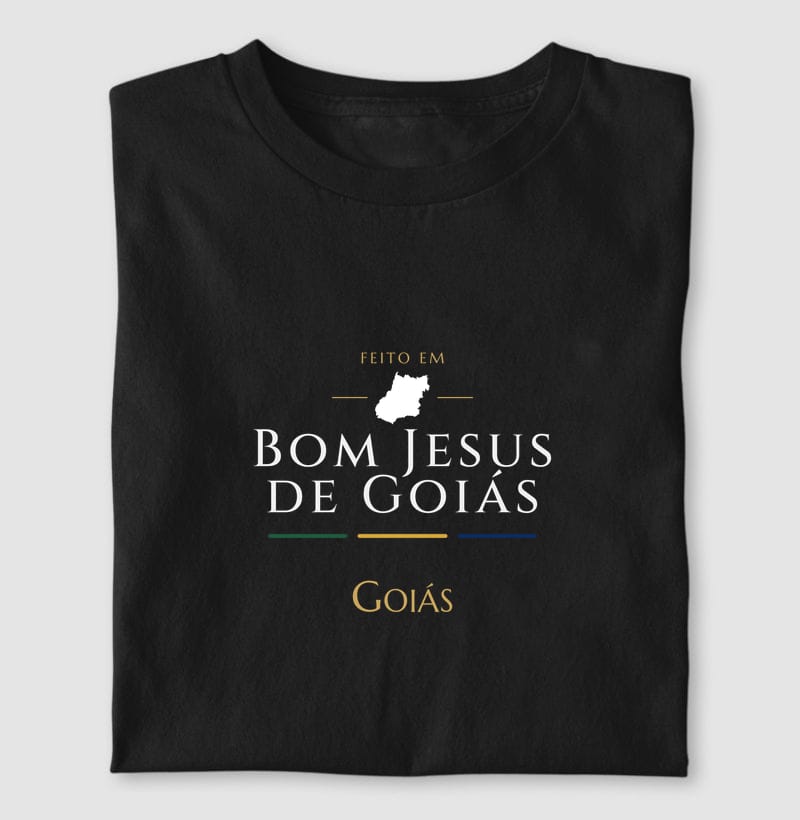 Camiseta Feito em de Bom Jesus de Goiás
