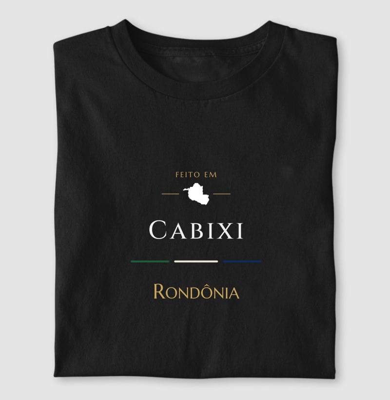 Camiseta Feito em de Cabixi