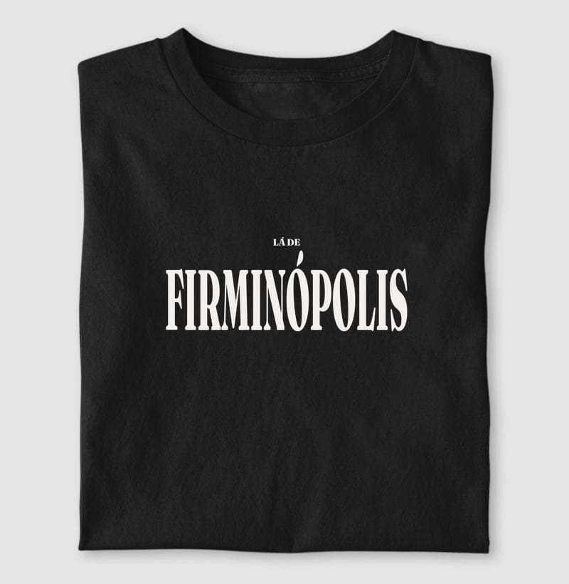 Camiseta Tipografia de Firminópolis