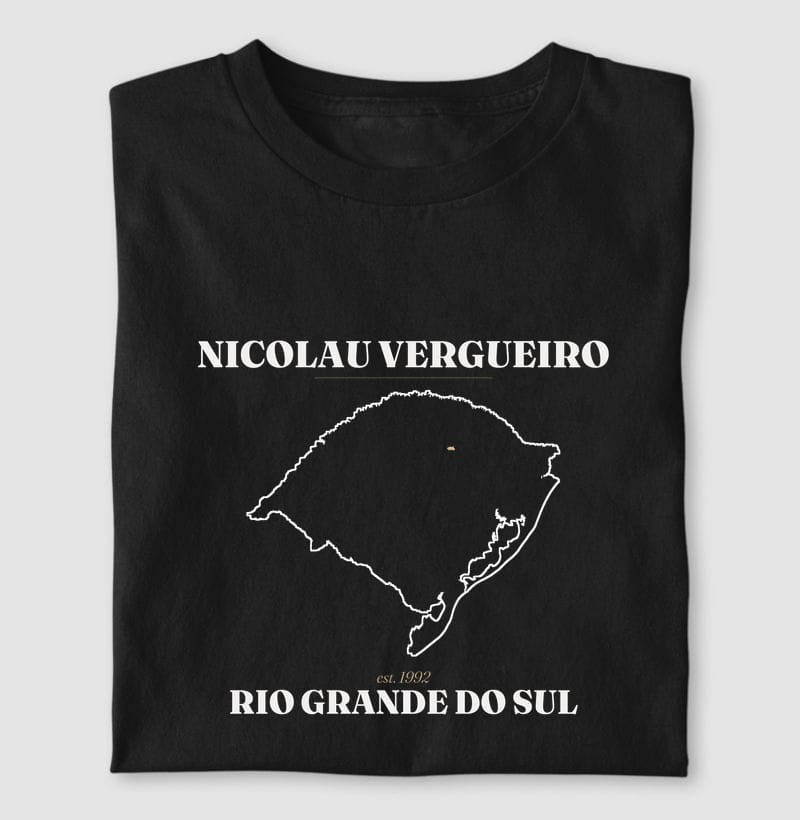 Camiseta Legado de Nicolau Vergueiro