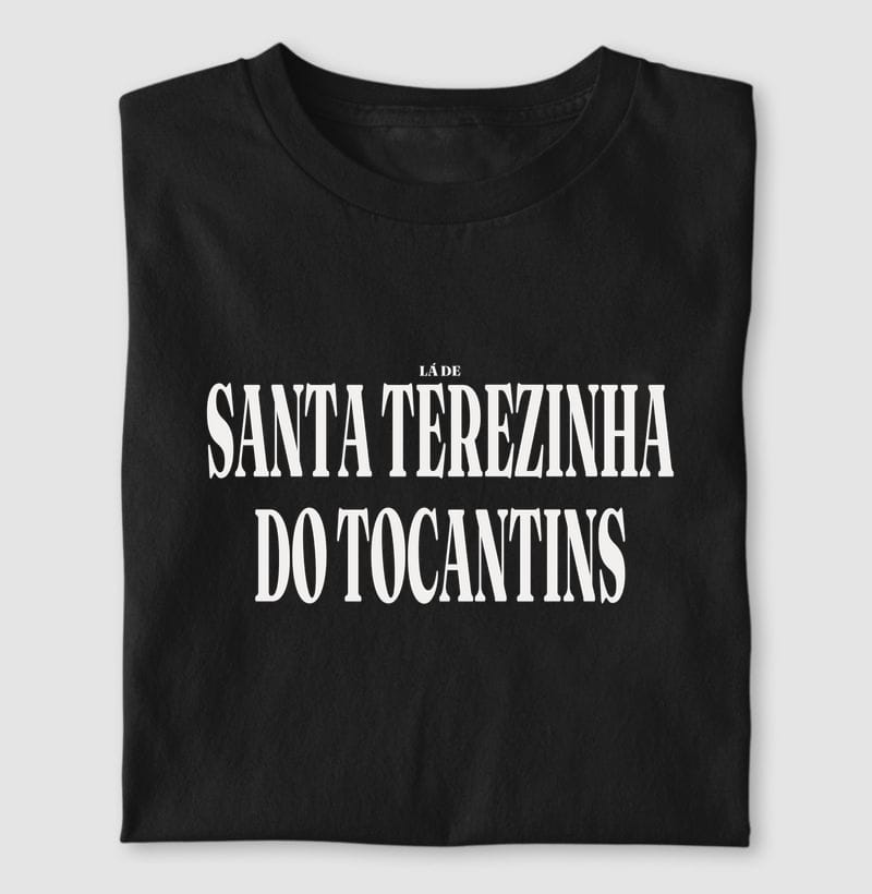 Camiseta Tipografia de Santa Terezinha do Tocantins