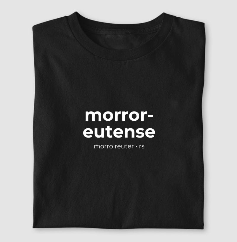 Camiseta Gentílico de Morro Reuter