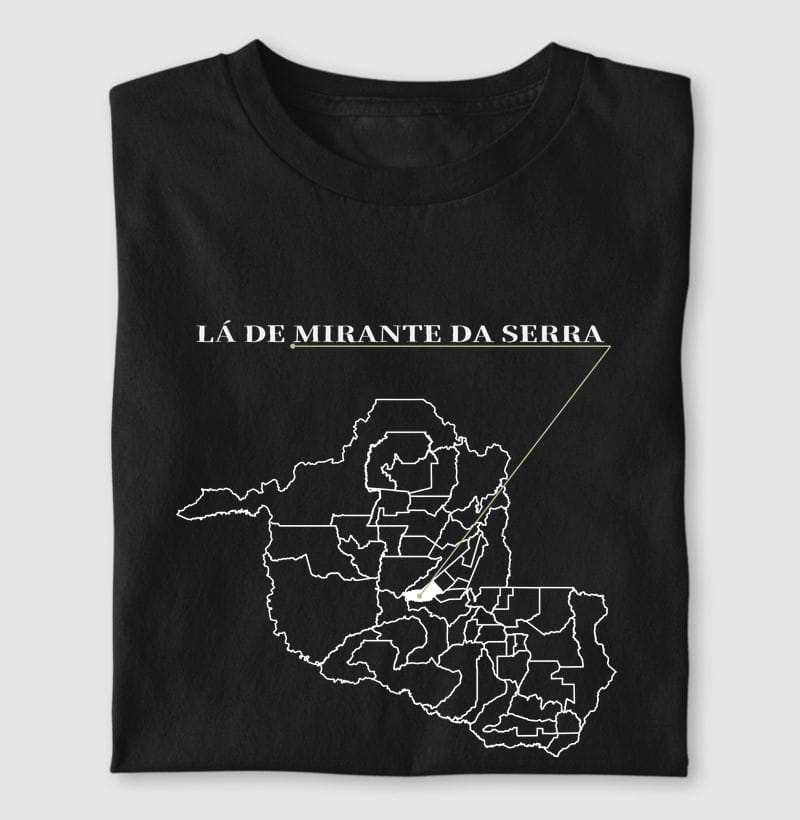 Camiseta Ponto de Origem de Mirante da Serra