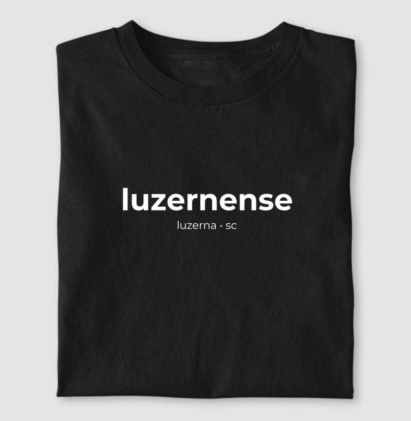 Camiseta Gentílico de Luzerna