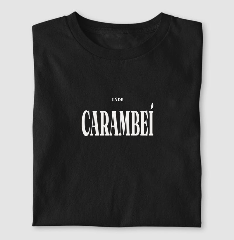 Camiseta Tipografia de Carambeí