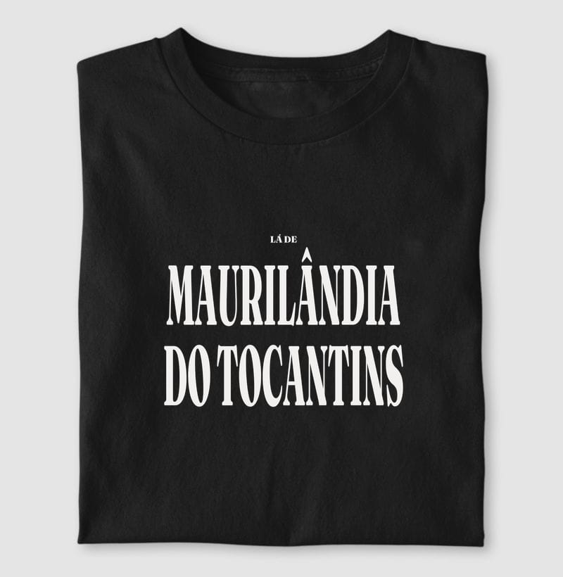 Camiseta Tipografia de Maurilândia do Tocantins
