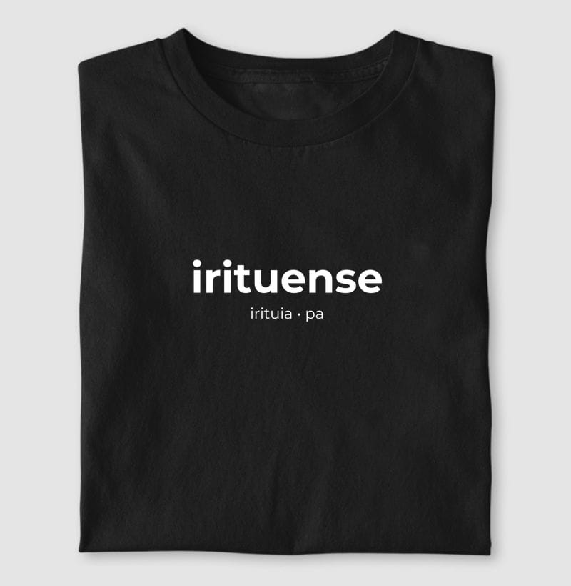Camiseta Gentílico de Irituia