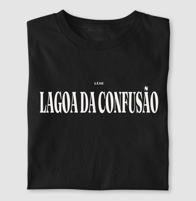 Camiseta Tipografia de Lagoa da Confusão
