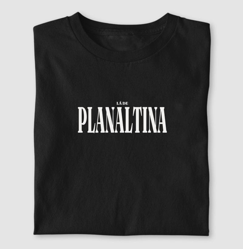 Camiseta Tipografia de Planaltina