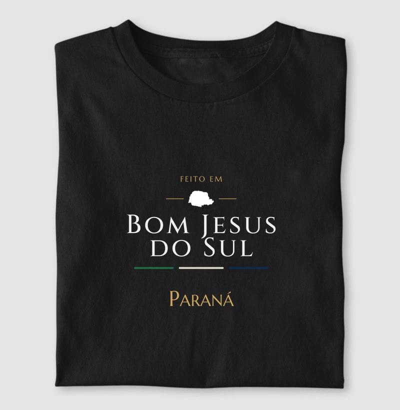 Camiseta Feito em de Bom Jesus do Sul