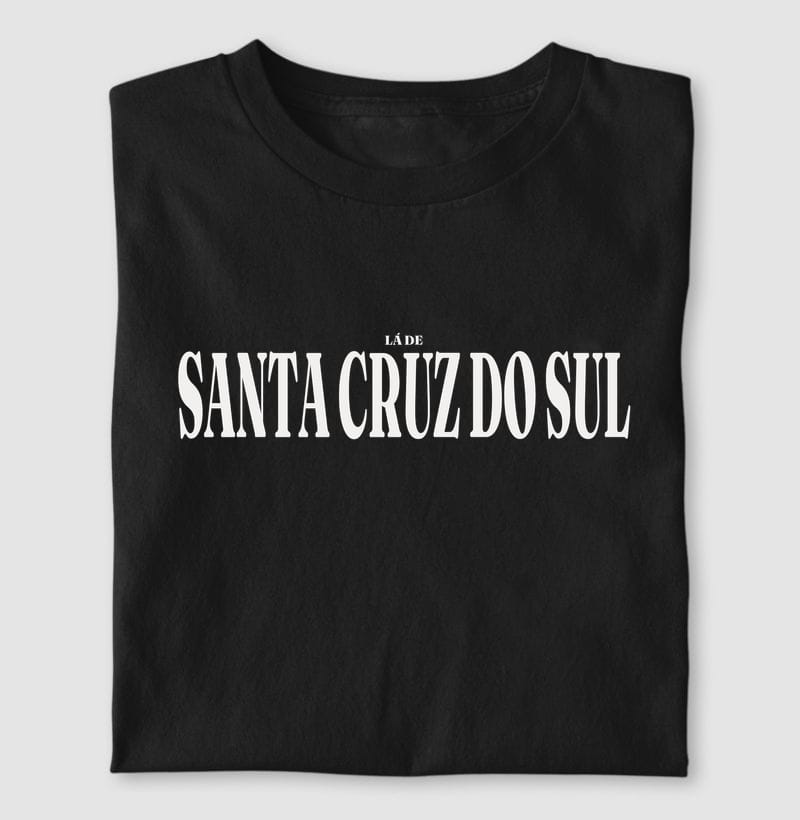 Camiseta Tipografia de Santa Cruz do Sul