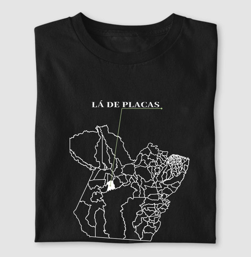Camiseta Ponto de Origem de Placas
