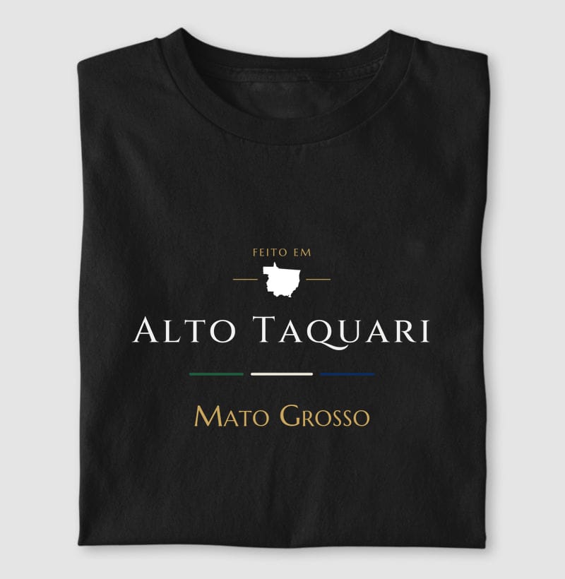 Feito em, Alto Taquari · MT