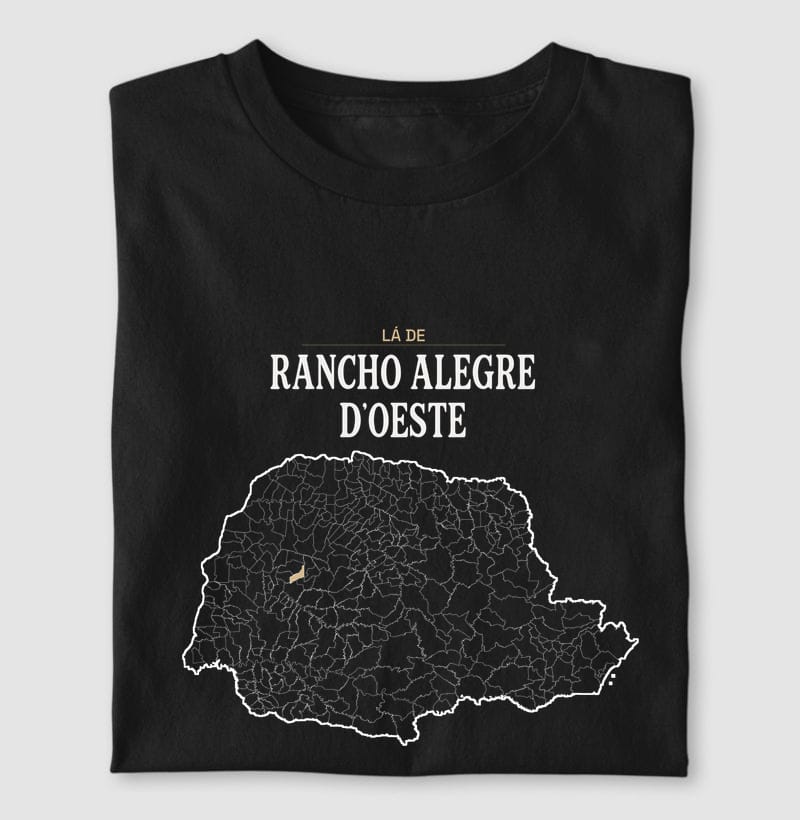 Camiseta Território de Rancho Alegre D'Oeste