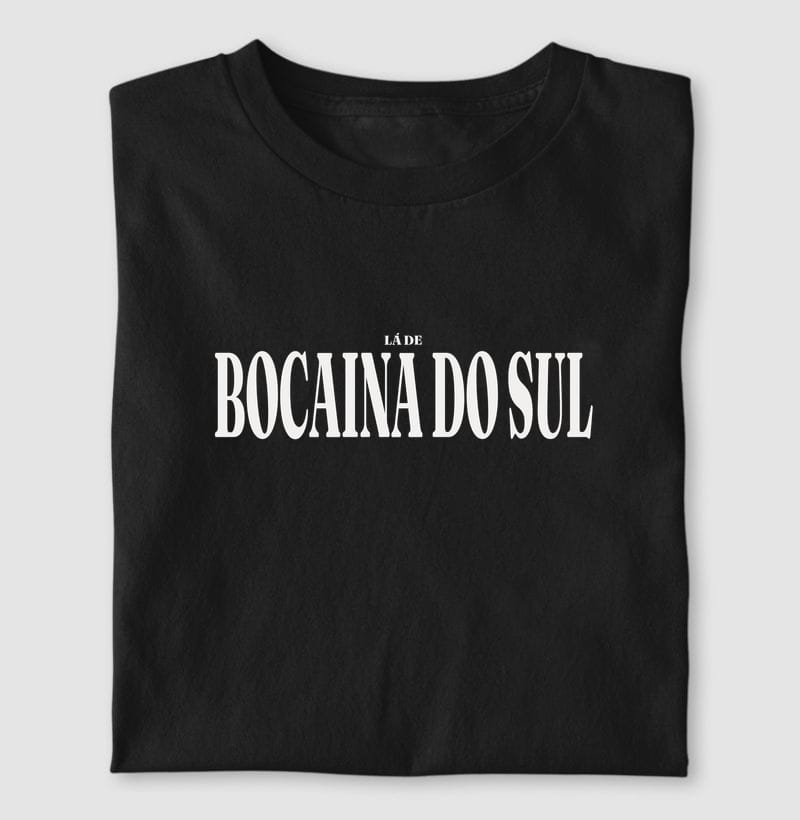 Camiseta Tipografia de Bocaina do Sul