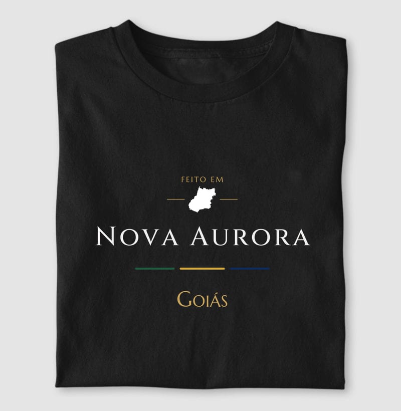 Camiseta Feito em de Nova Aurora