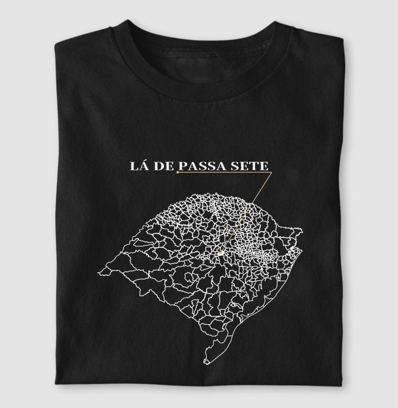 Camiseta Ponto de Origem de Passa Sete
