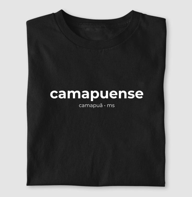 Camiseta Gentílico de Camapuã