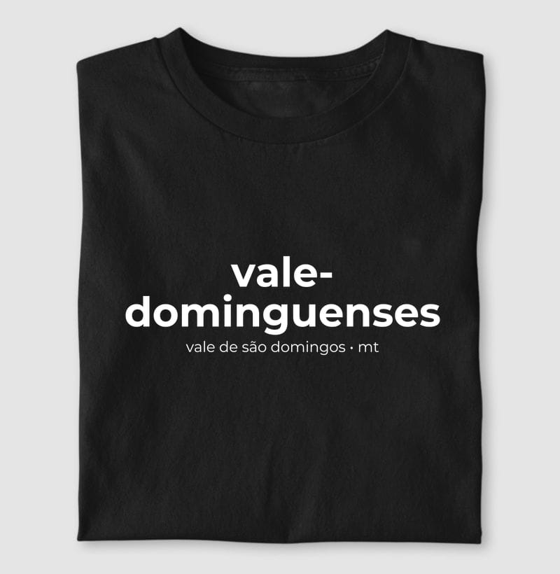 Camiseta Gentílico de Vale de São Domingos