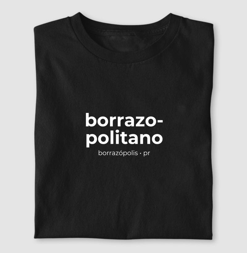 Camiseta Gentílico de Borrazópolis