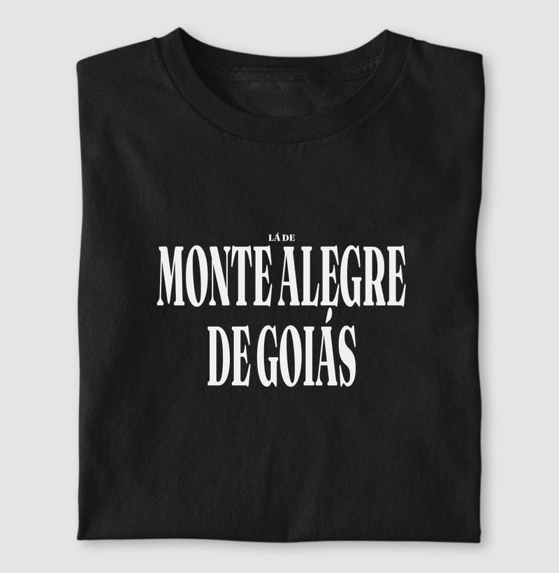 Camiseta Tipografia de Monte Alegre de Goiás