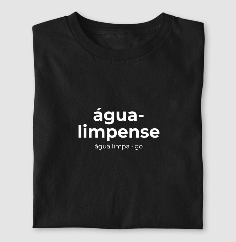 Camiseta Gentílico de Água Limpa