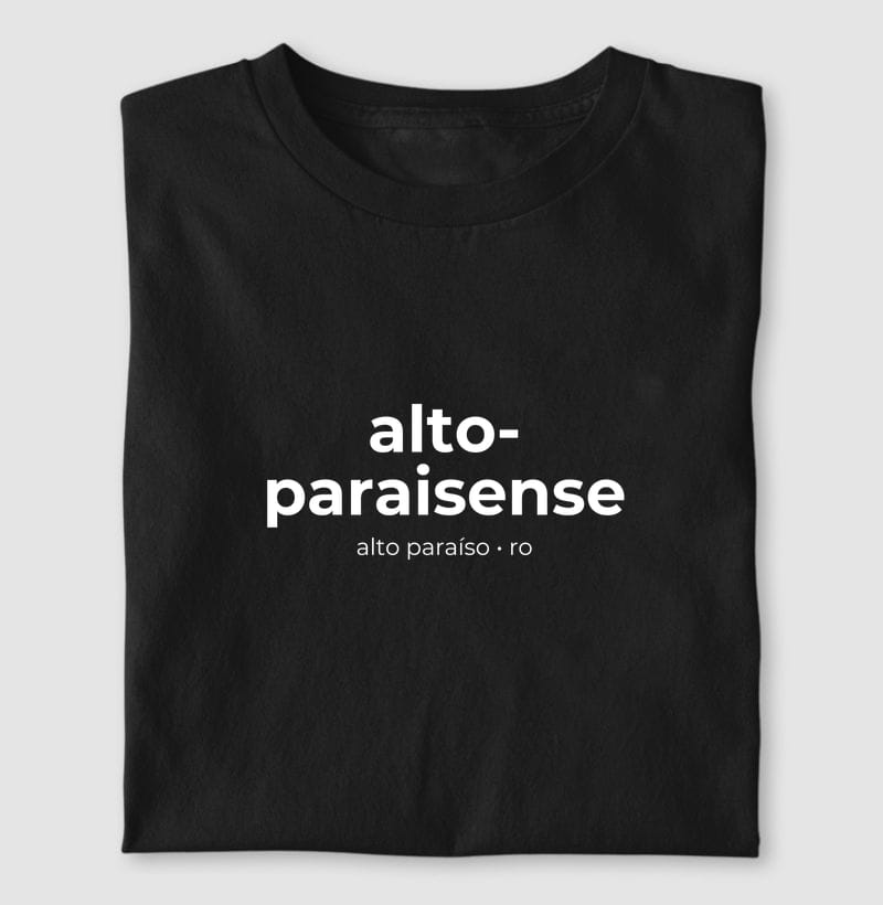 Camiseta Gentílico de Alto Paraíso