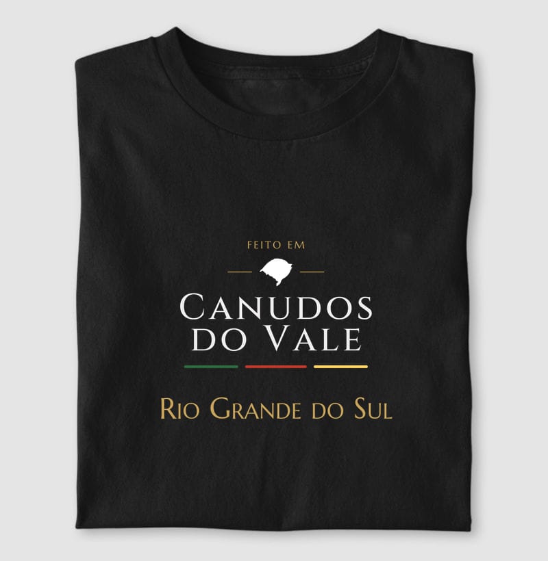 Camiseta Feito em de Canudos do Vale