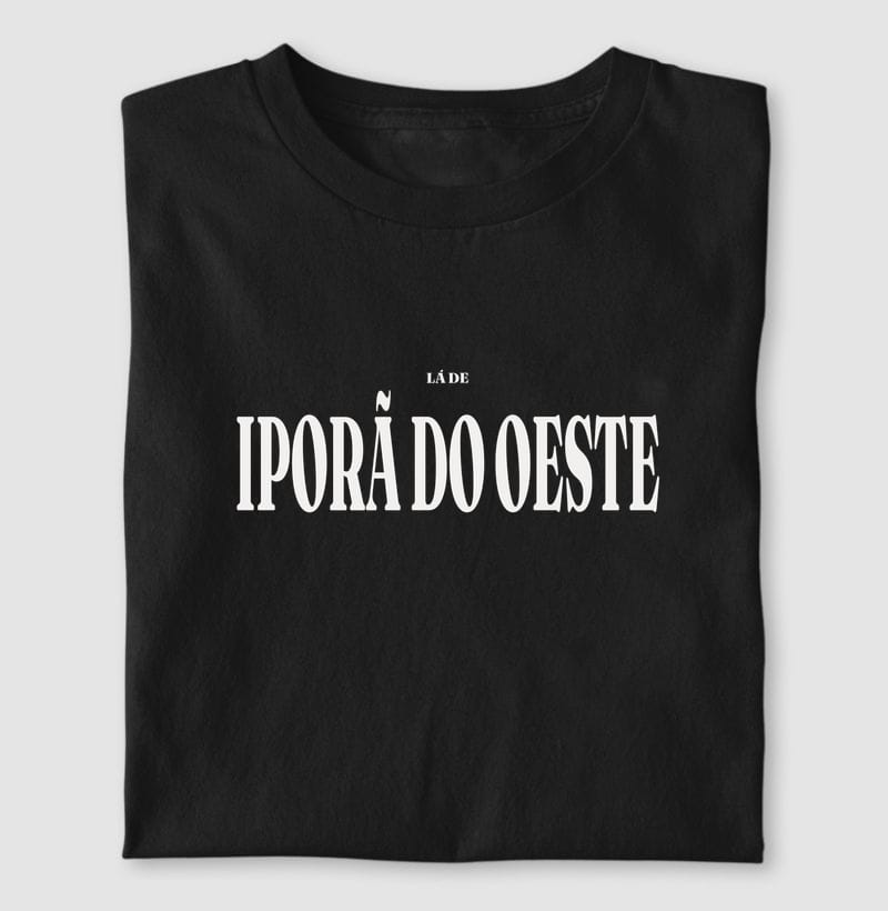 Camiseta Tipografia de Iporã do Oeste