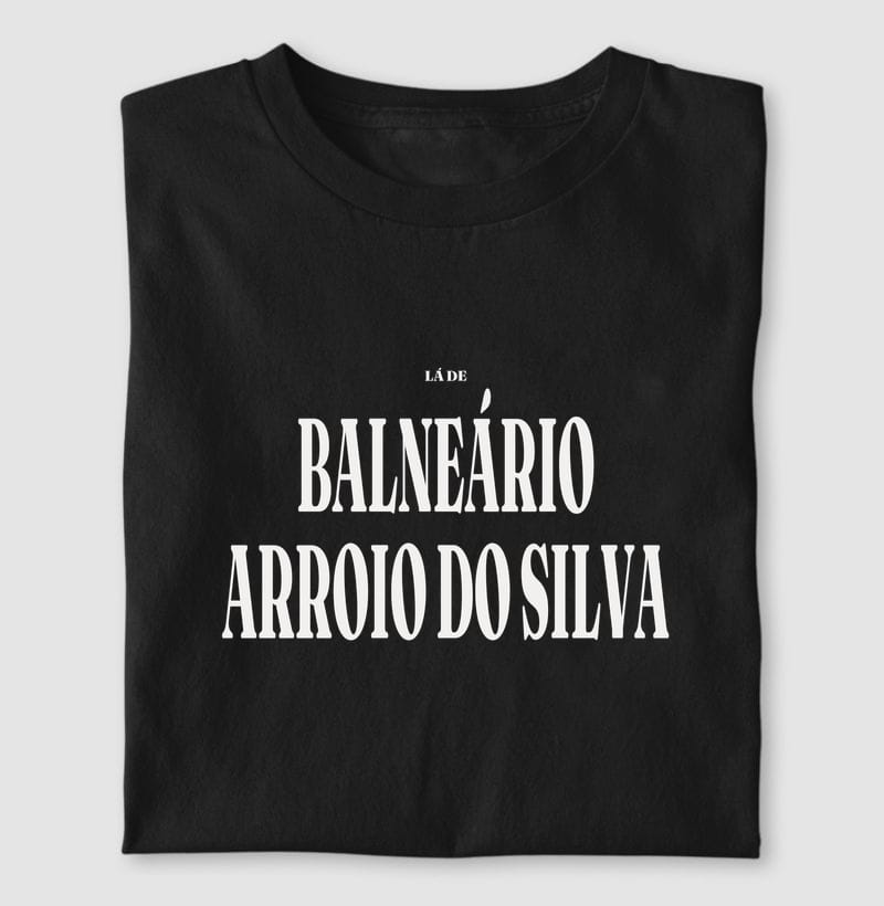 Camiseta Tipografia de Balneário Arroio do Silva