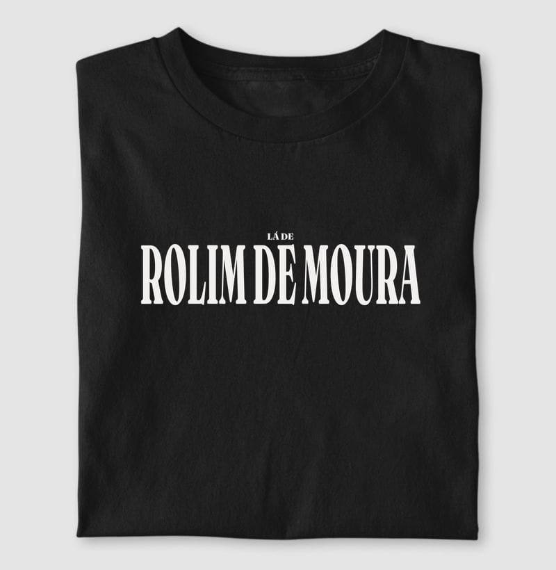 Camiseta Tipografia de Rolim de Moura