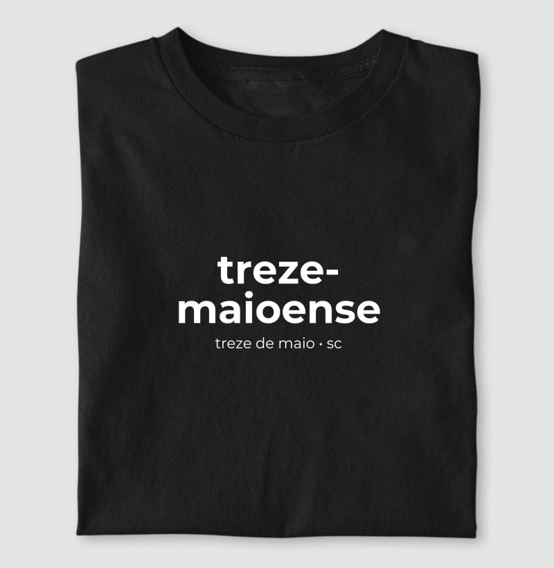 Camiseta Gentílico de Treze de Maio