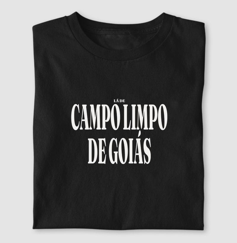 Camiseta Tipografia de Campo Limpo de Goiás