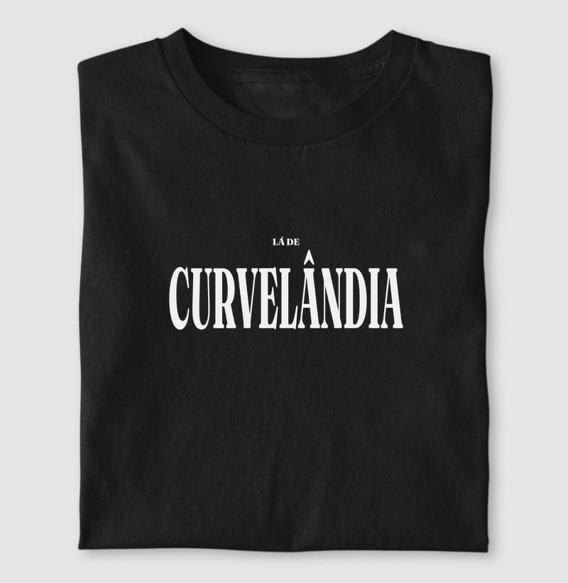 Camiseta Tipografia de Curvelândia