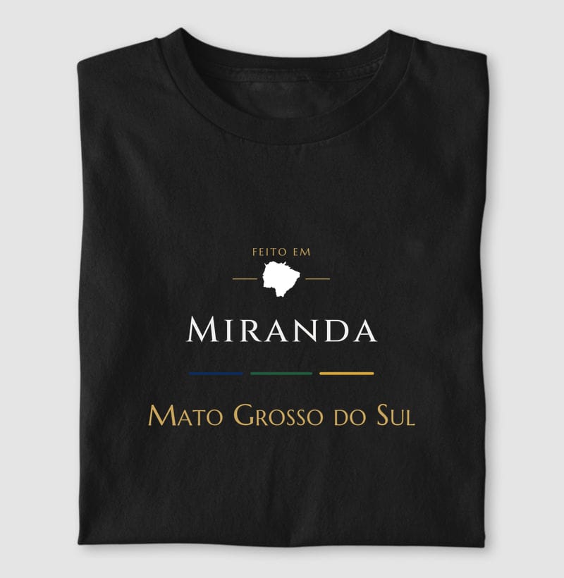 Feito em, Miranda · MS