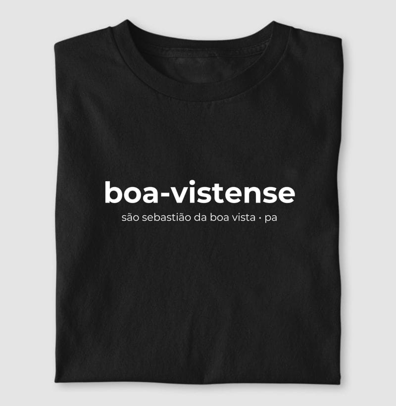 Camiseta Gentílico de São Sebastião da Boa Vista