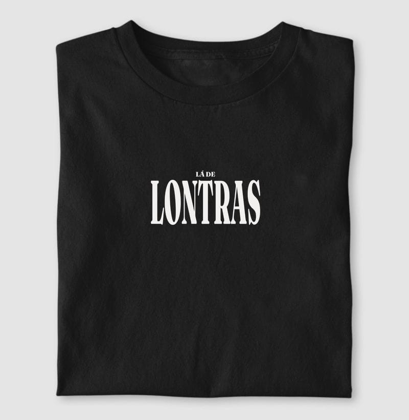 Camiseta Tipografia de Lontras