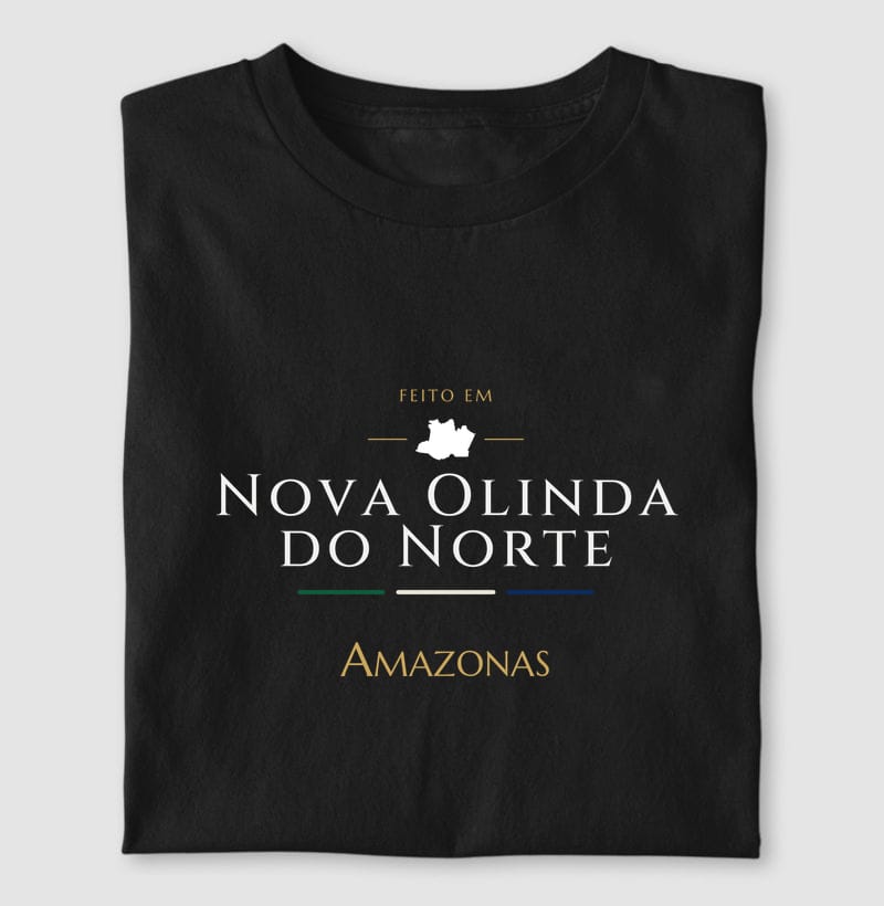 Camiseta Feito em de Nova Olinda do Norte