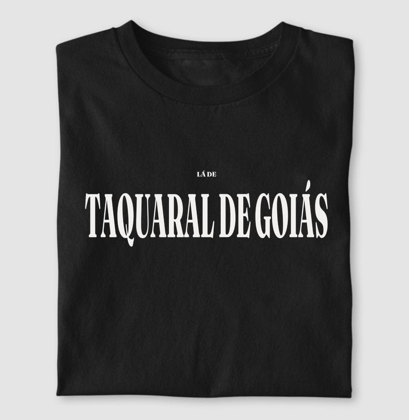 Camiseta Tipografia de Taquaral de Goiás