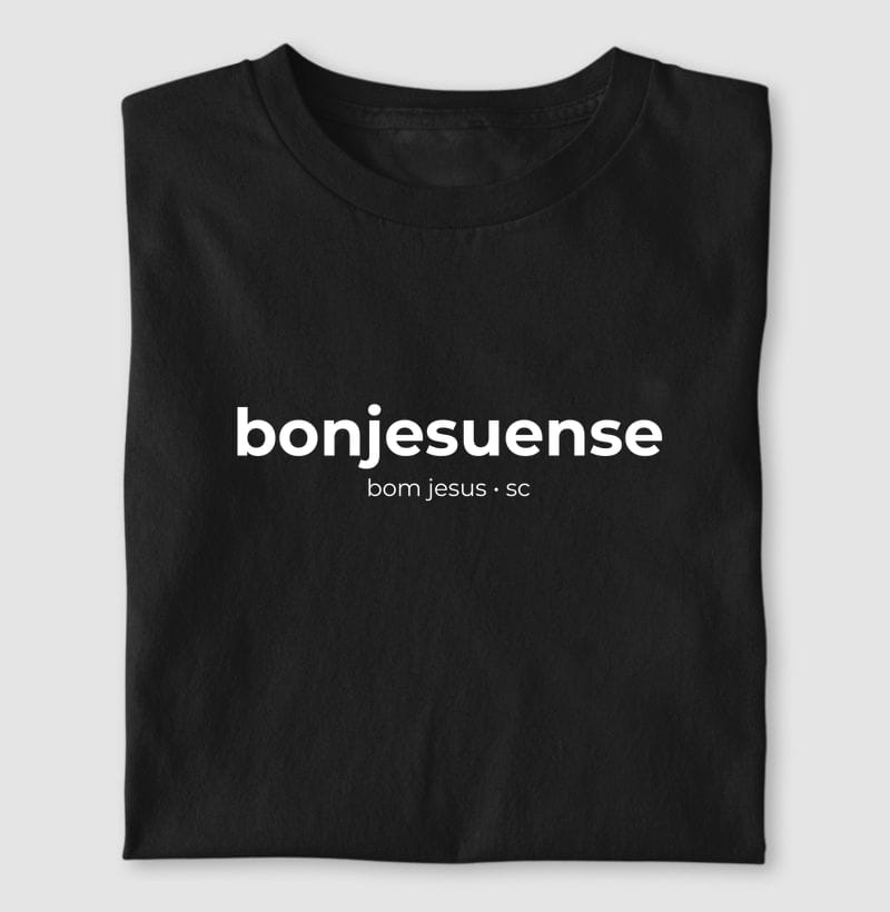 Camiseta Gentílico de Bom Jesus