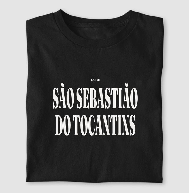 Camiseta Tipografia de São Sebastião do Tocantins