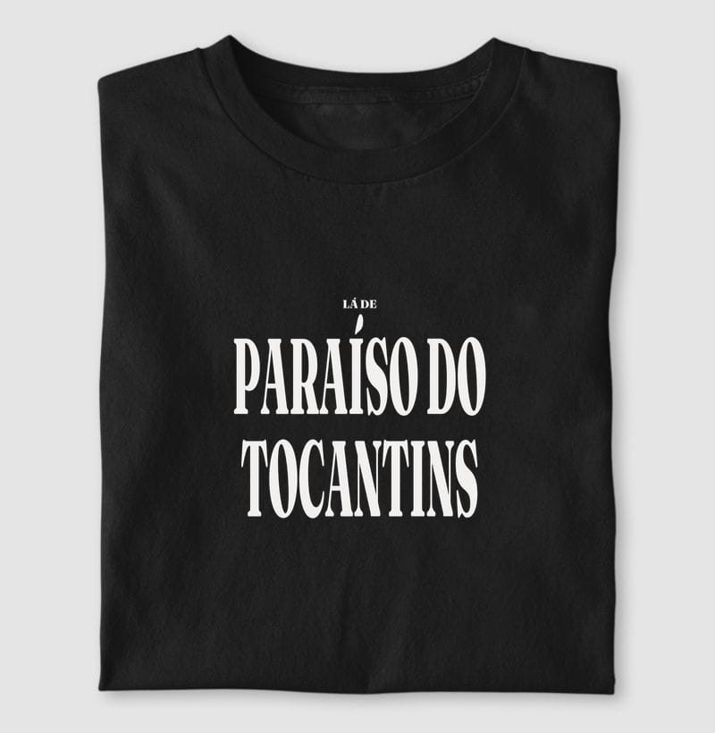 Camiseta Tipografia de Paraíso do Tocantins
