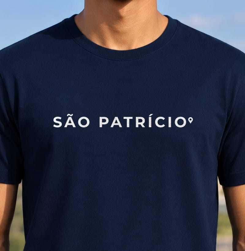 Camiseta Pin de São Patrício