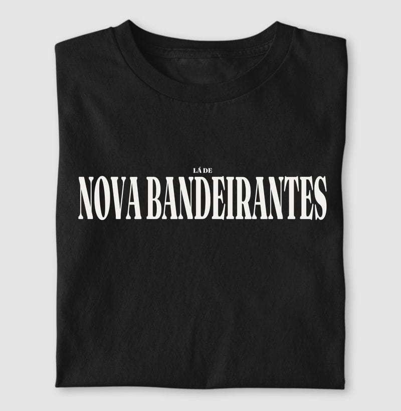 Camiseta Tipografia de Nova Bandeirantes