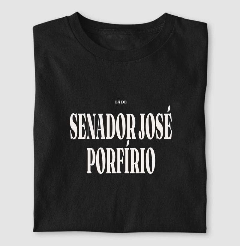 Camiseta Tipografia de Senador José Porfírio