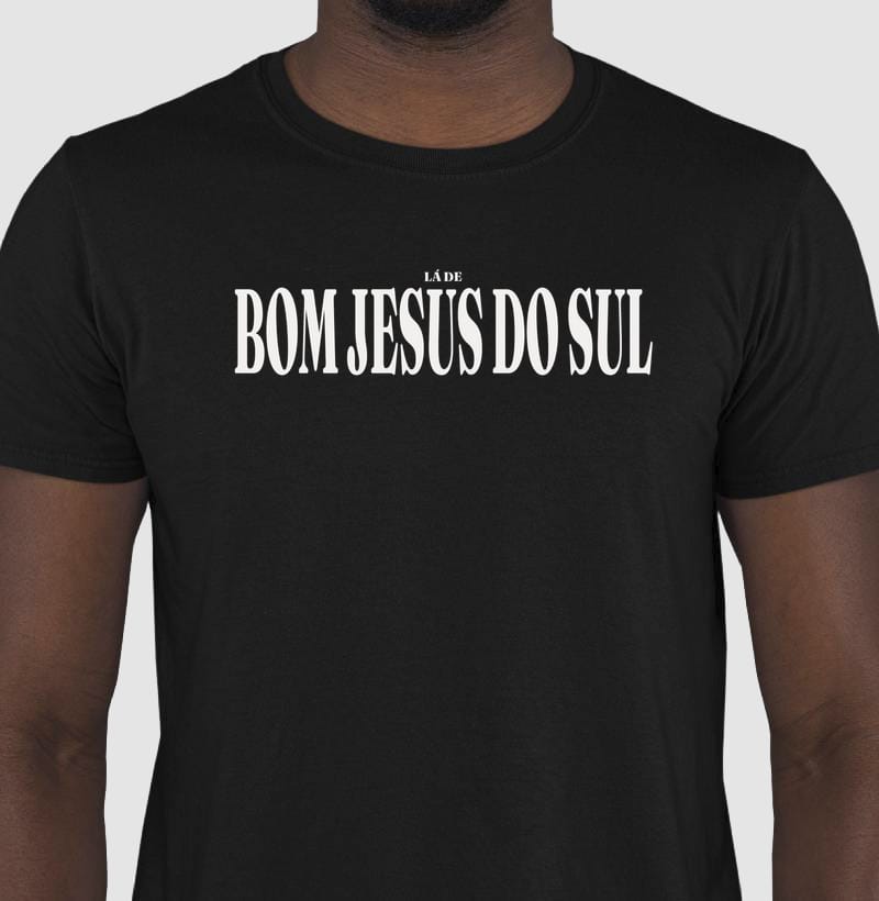 Camiseta Tipografia de Bom Jesus do Sul