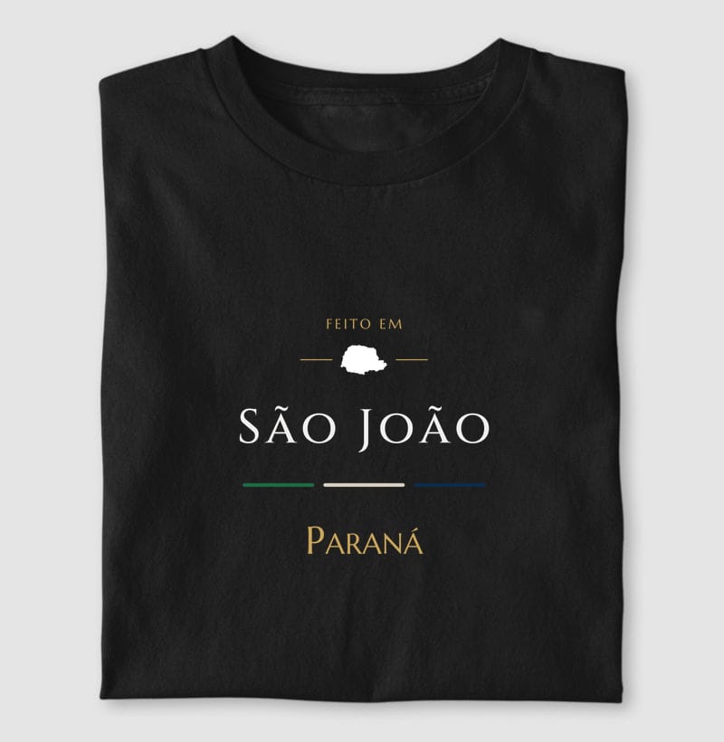 Camiseta Feito em de São João