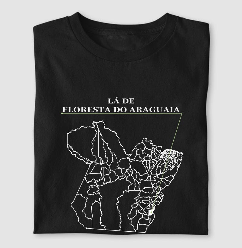 Camiseta Ponto de Origem de Floresta do Araguaia