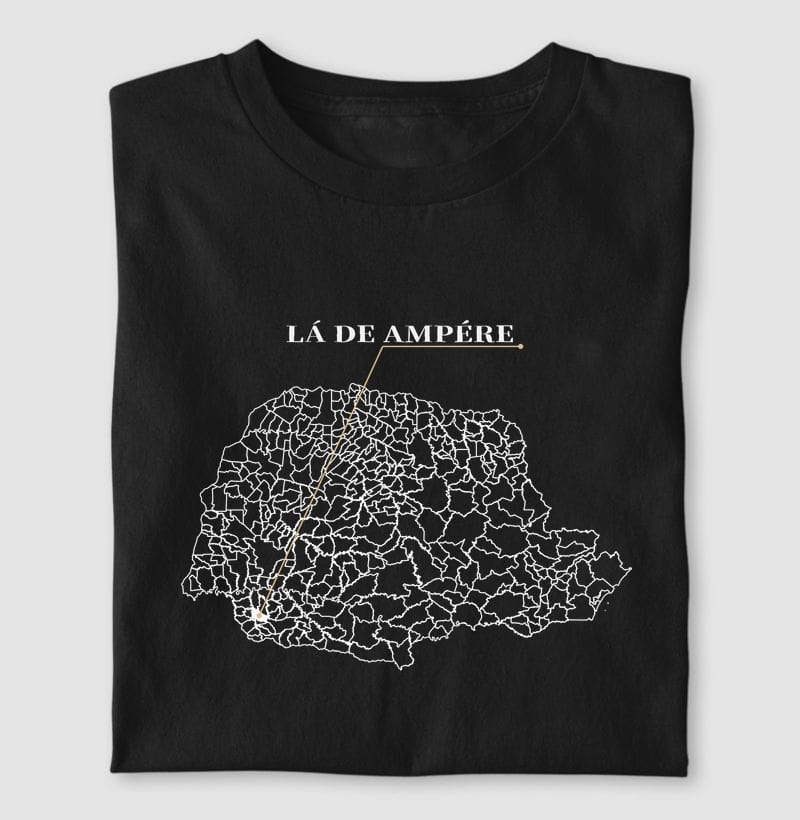 Camiseta Ponto de Origem de Ampére